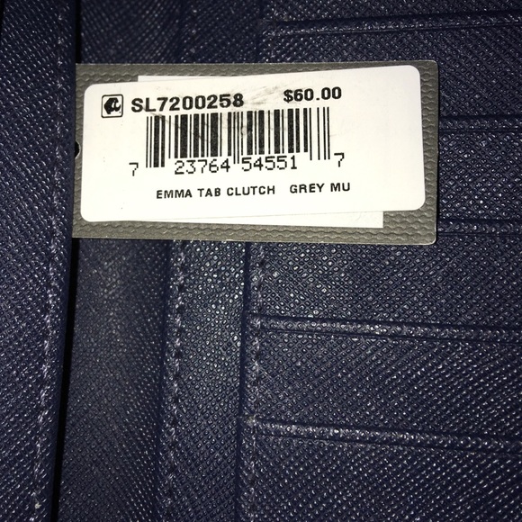 Fossil Emma Grey Multi Clutch Wallet - NWT - Picture 7 of 7